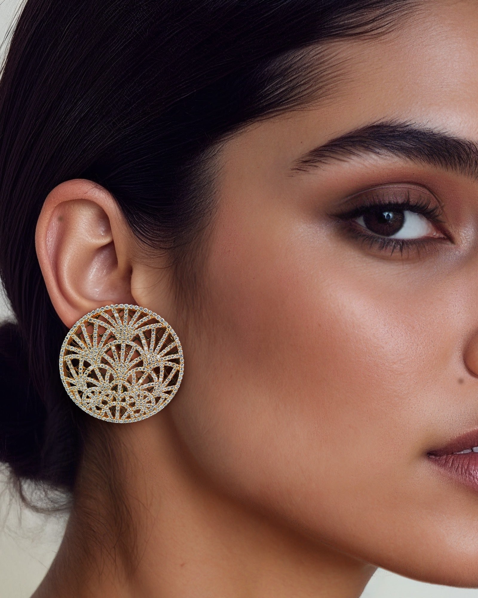 Palmetto Earrings | AMARIS JEWELS | Fine Jewelry 