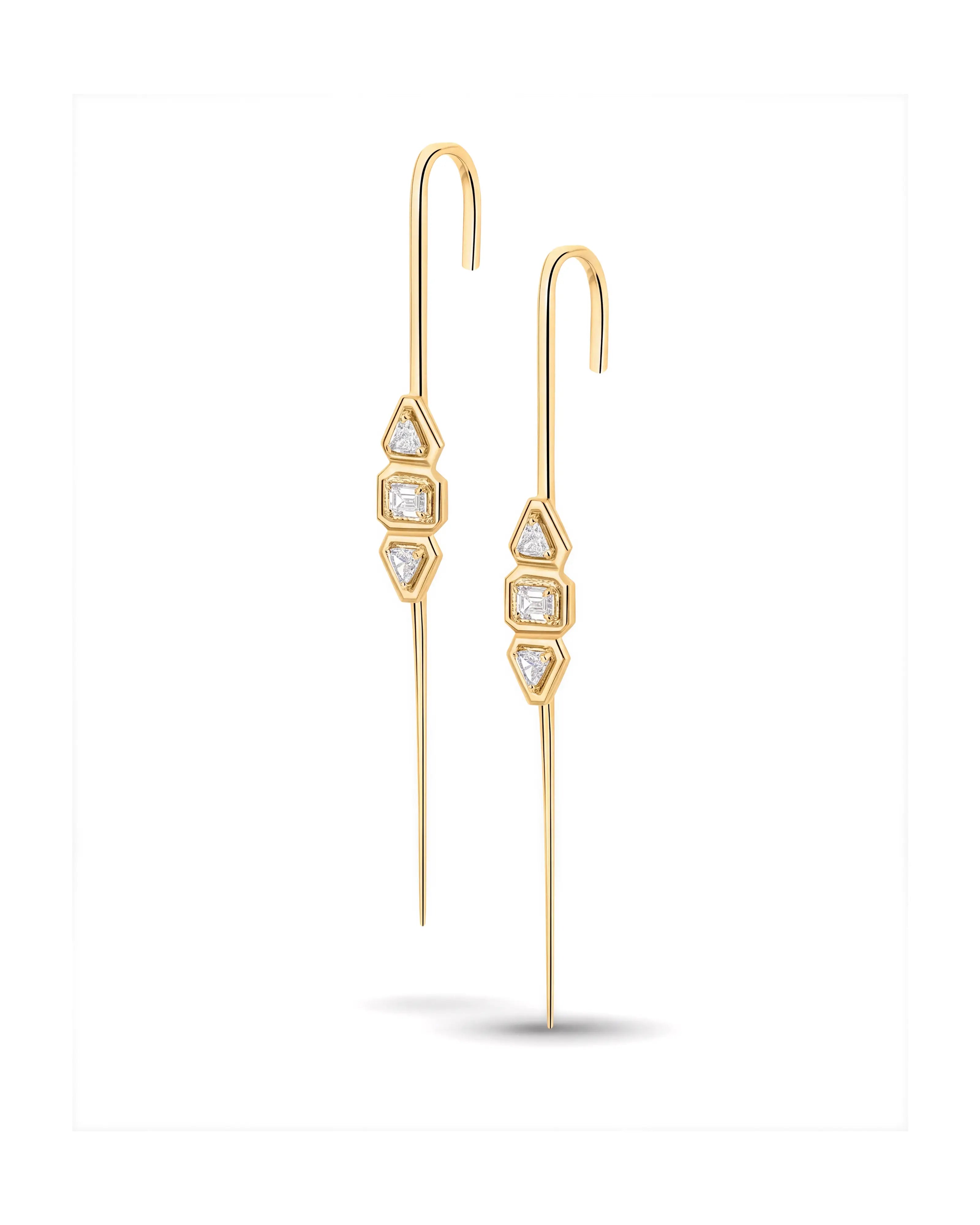 Pause Ear Bars | AMARIS JEWELS | Fine Jewelry