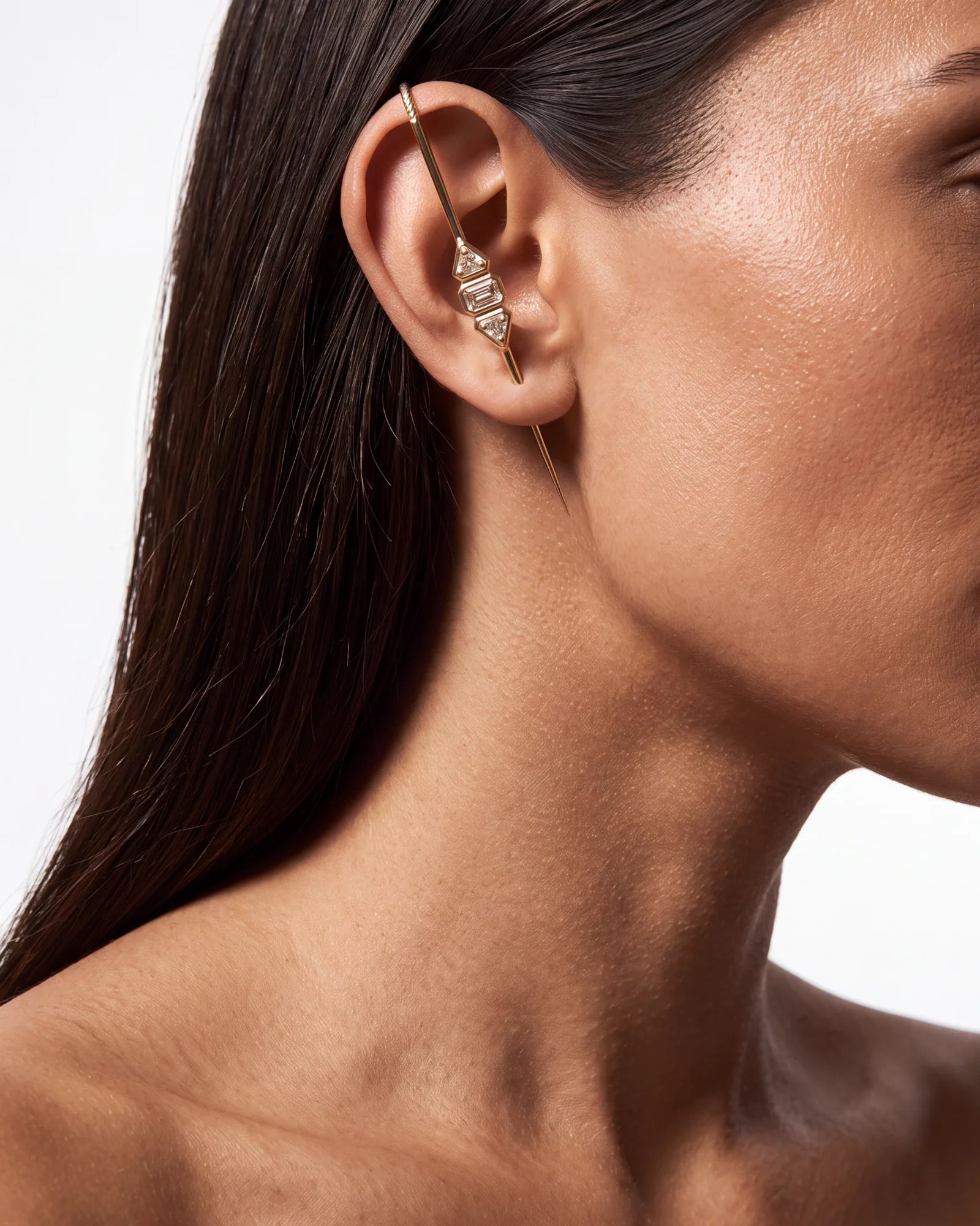 Pause Ear Bars | AMARIS JEWELS | Fine Jewelry