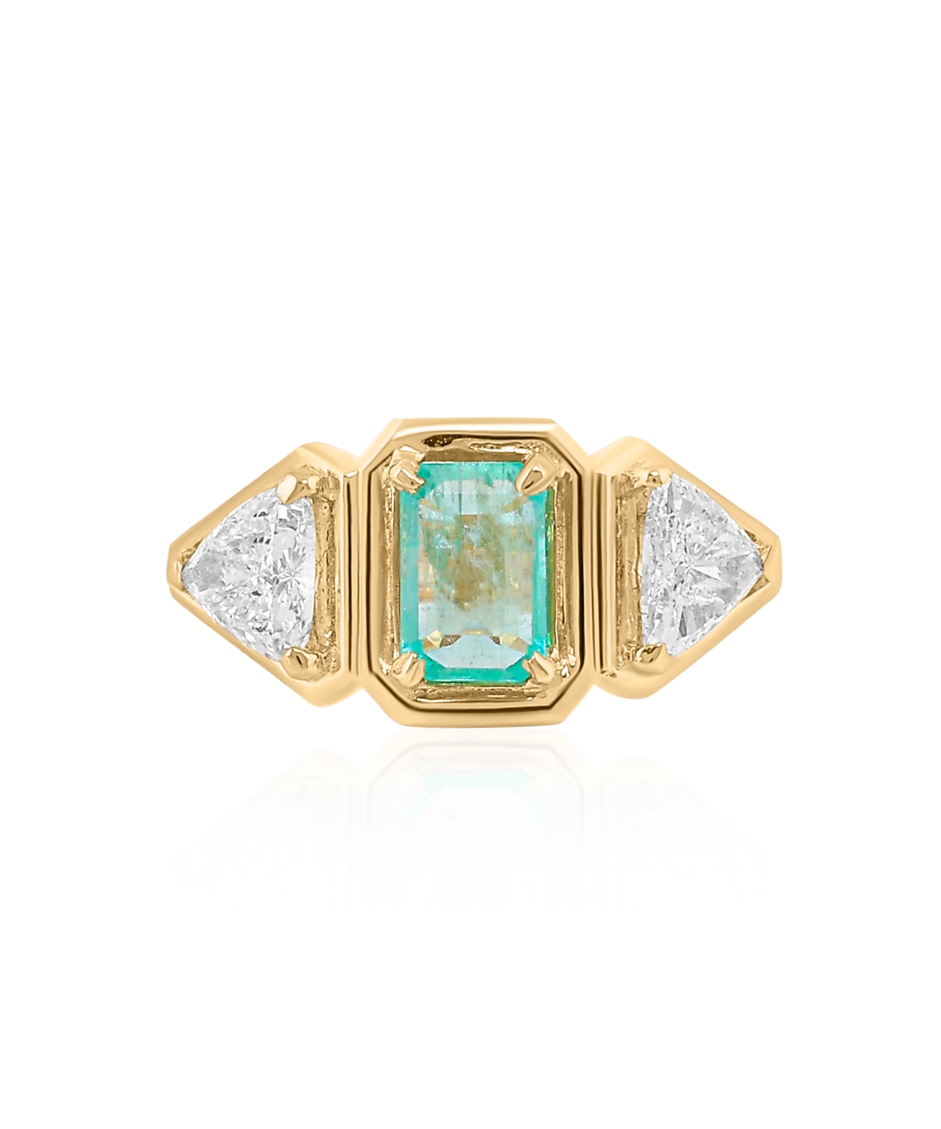Pause Emerald Axis Ring | AMARIS JEWELS | Fine Jewelry