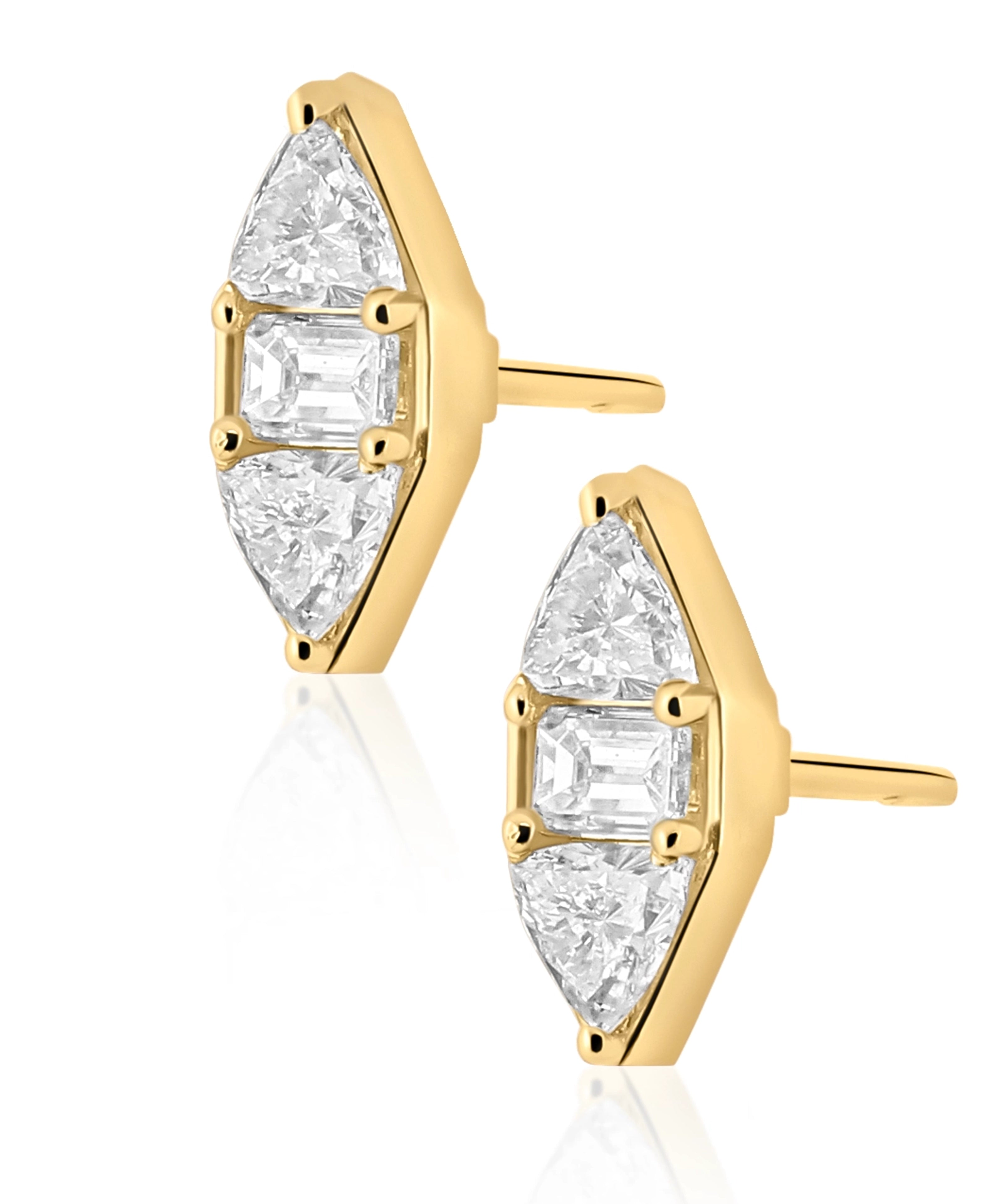 Pause Signature Studs | AMARIS JEWELS | Fine Jewelry