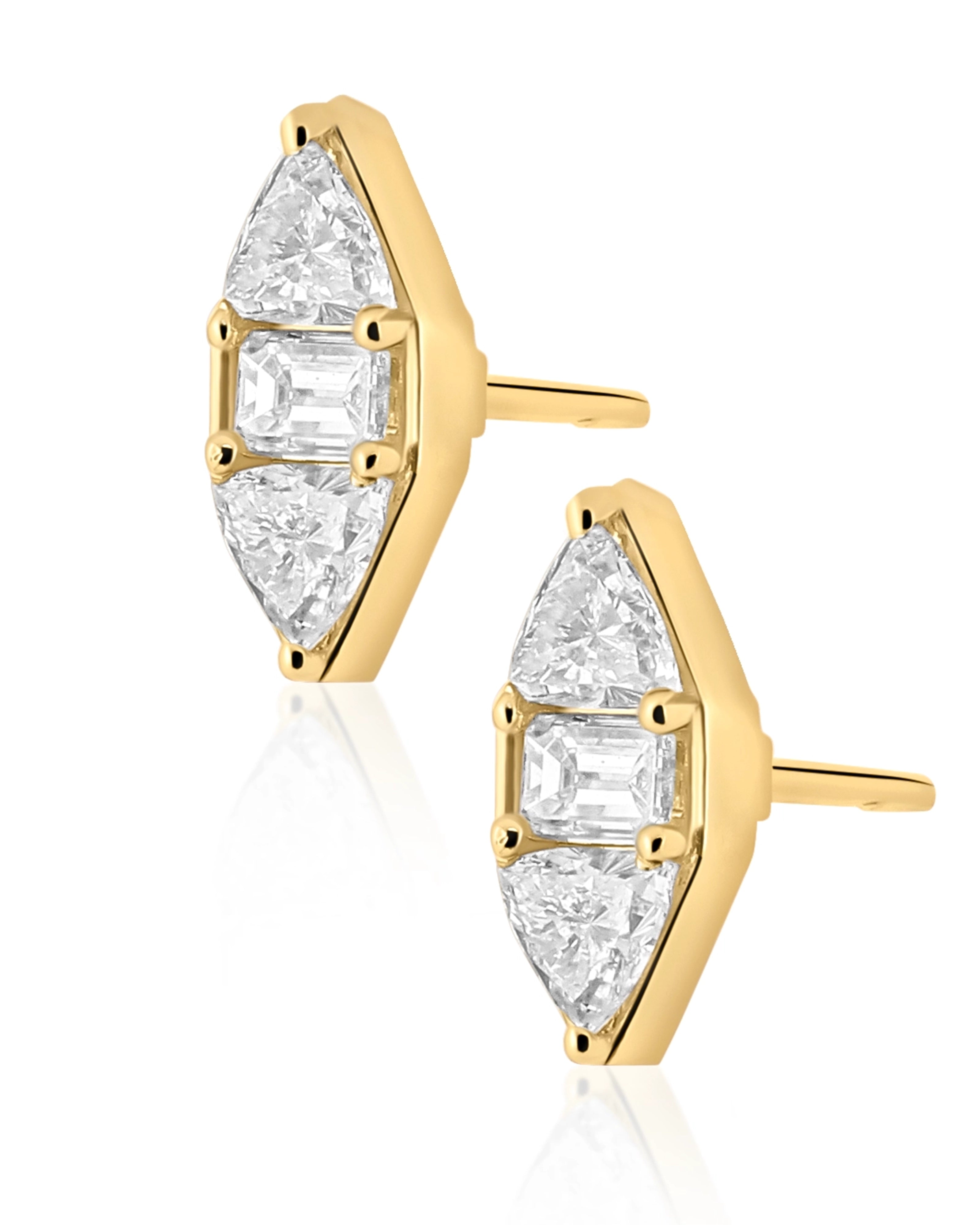 Pause Signature Studs | AMARIS JEWELS | Fine Jewelry
