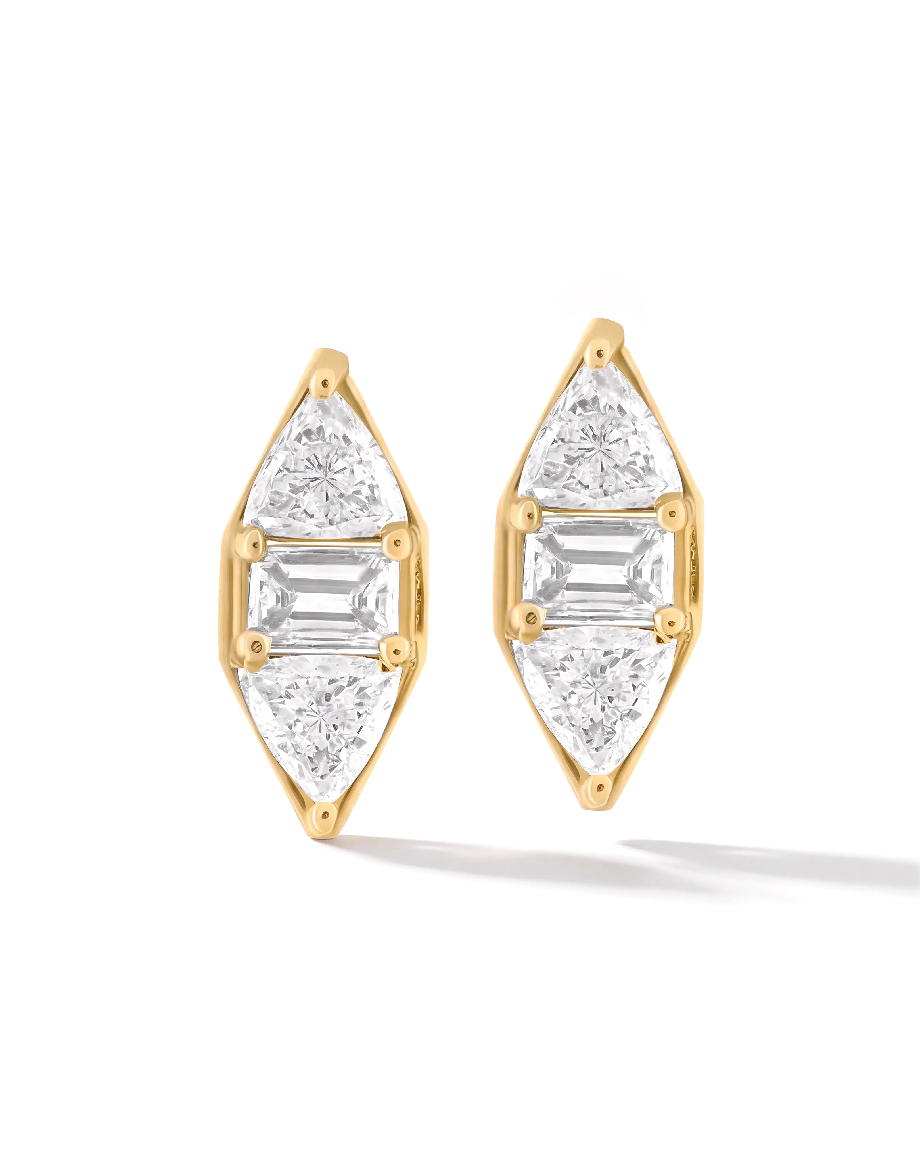 Pause Signature Studs | AMARIS JEWELS | Fine Jewelry
