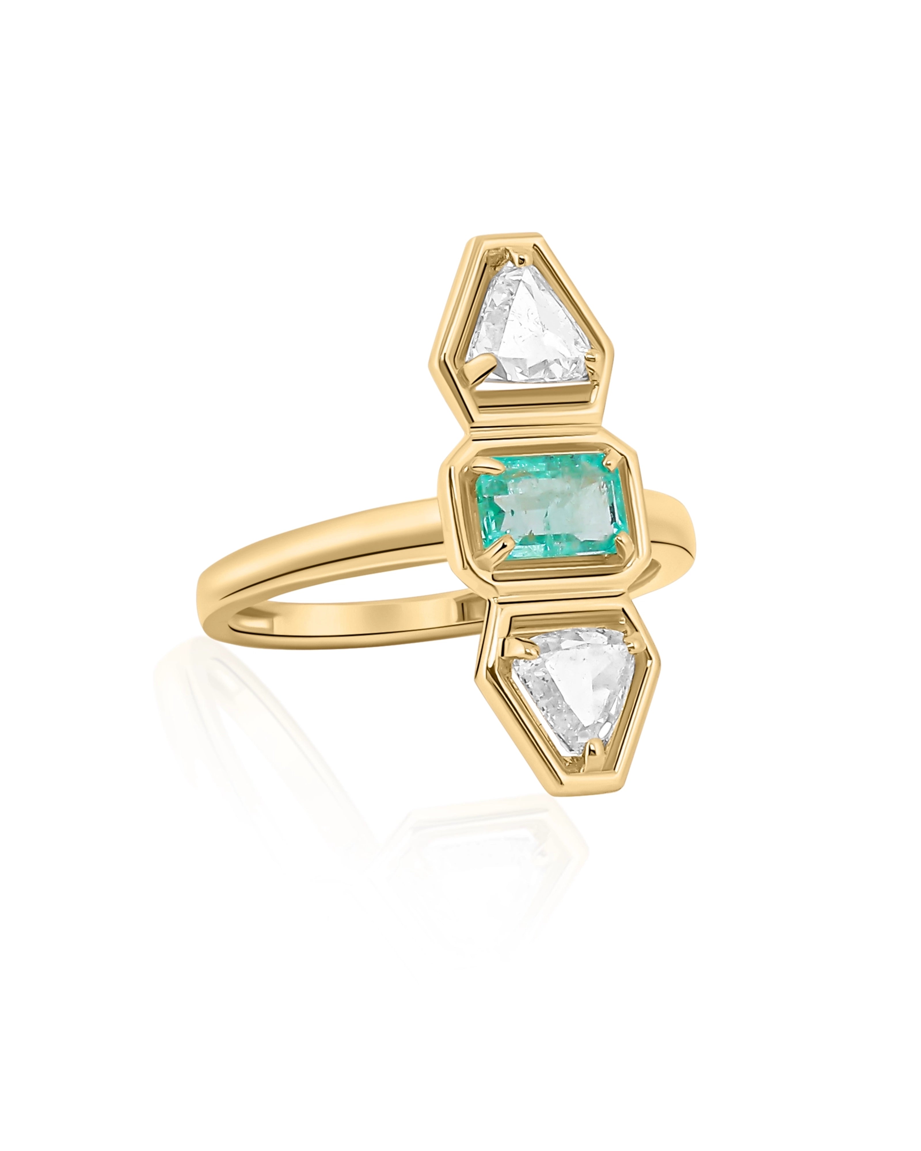 Pause Emerald Ring