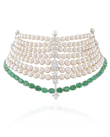 Pearl Anchor Choker