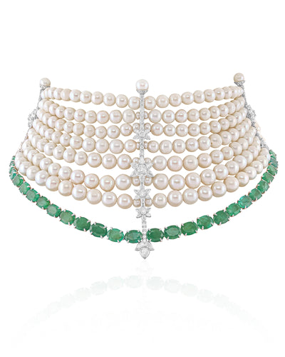 Pearl Anchor Choker