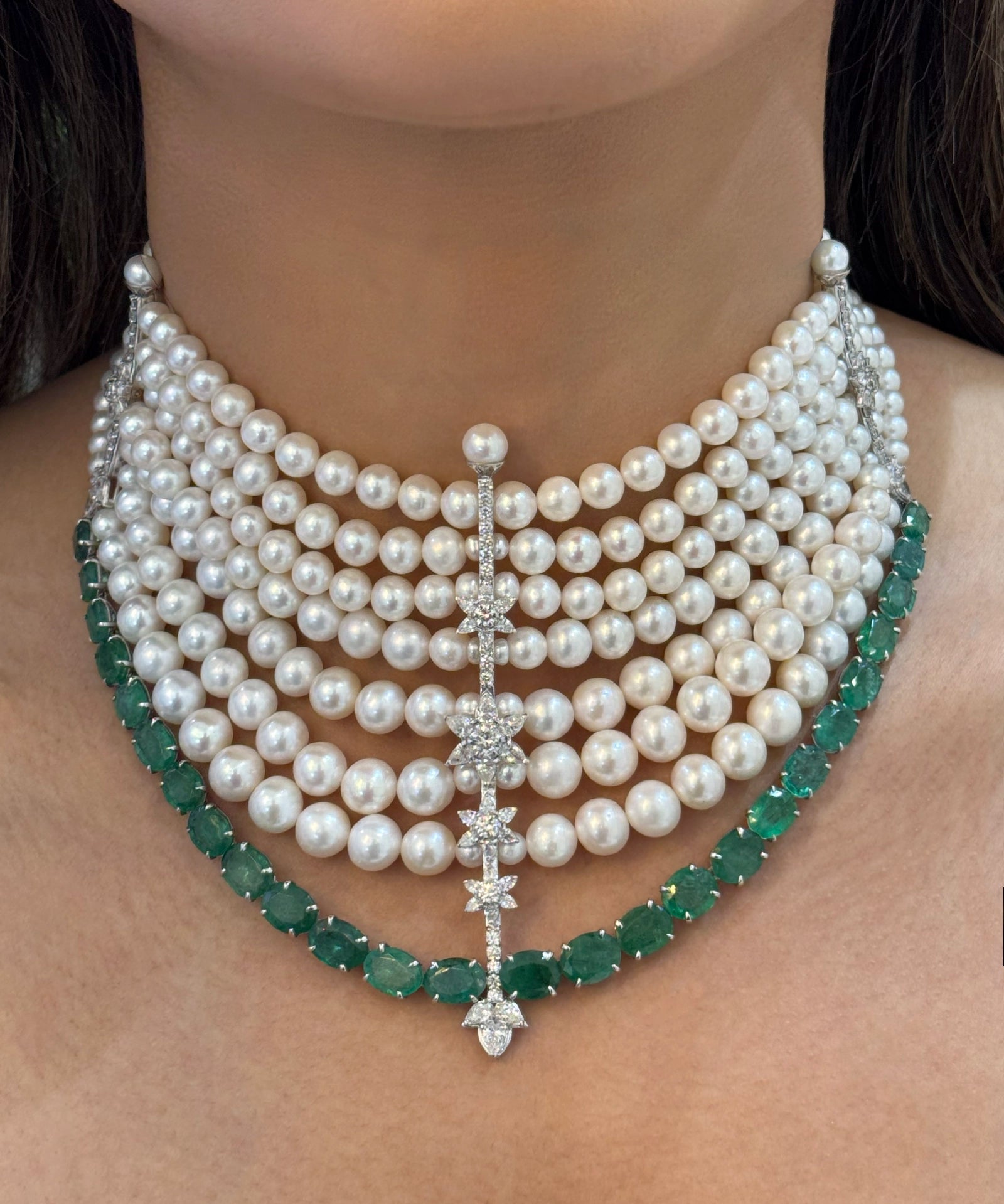 Pearl Anchor Choker | AMARIS JEWELS | Fine Jewelry 