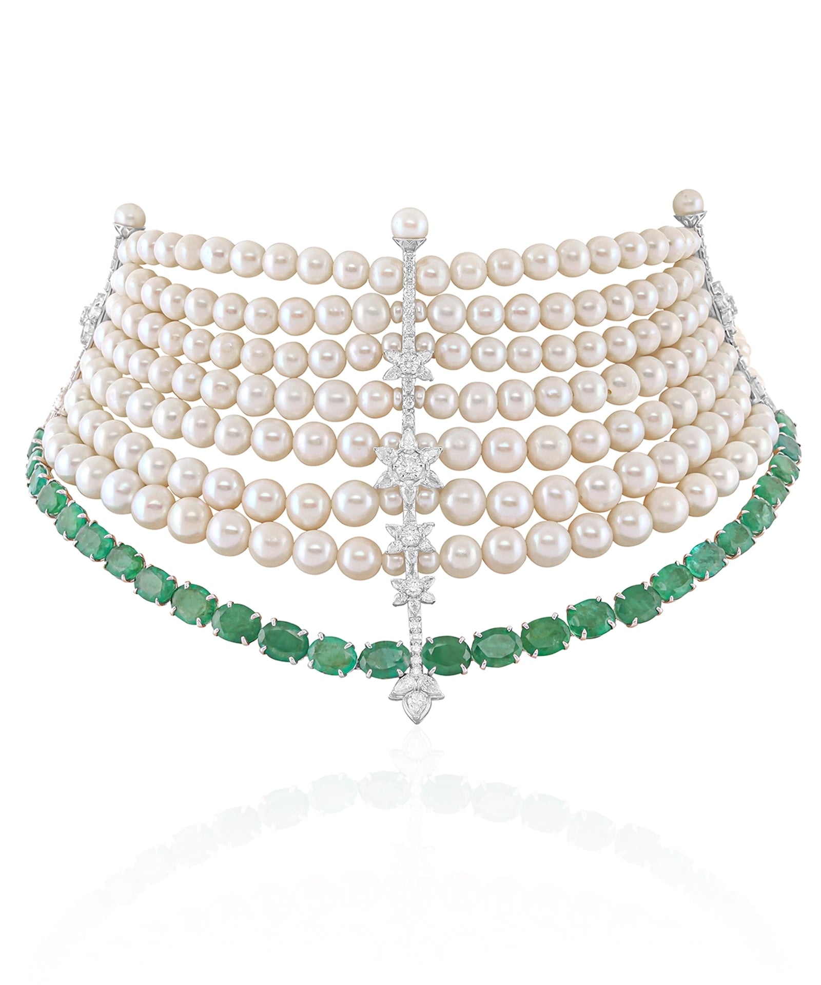 Pearl Anchor Necklace | AMARIS JEWELS | Fine Jewelry 