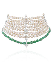 Pearl Anchor Necklace | AMARIS JEWELS | Fine Jewelry 