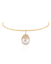 Pearl Drop Torque | AMARIS JEWELS | Fine Jewelry 