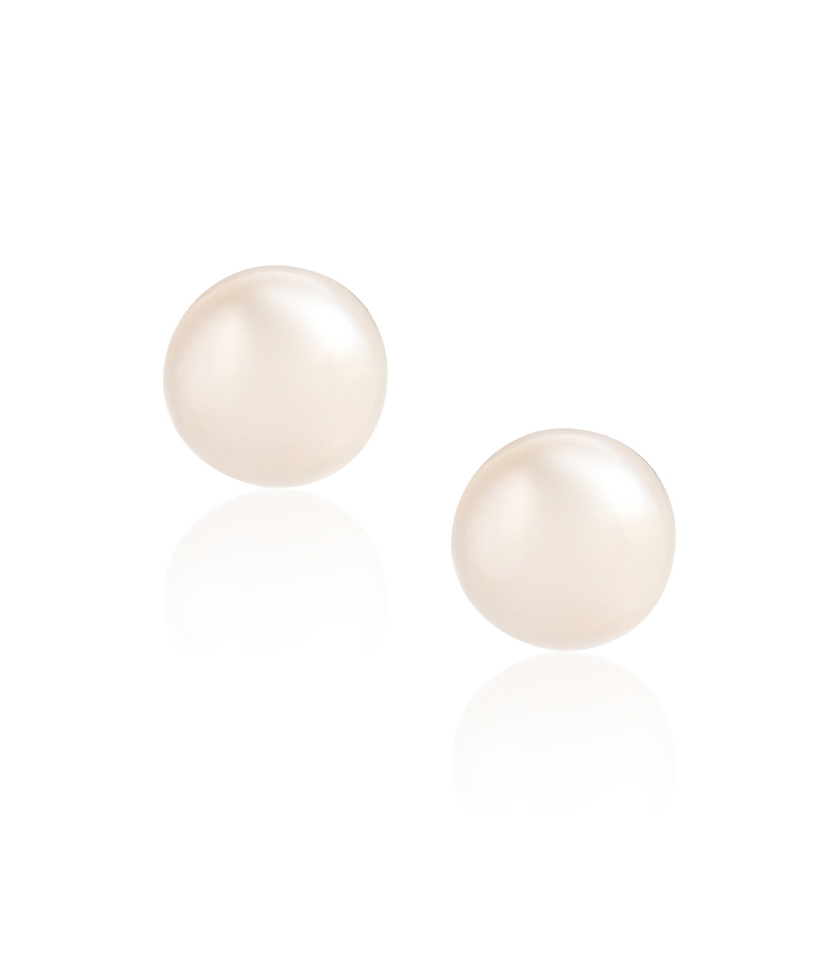 Pearl Globe Studs | AMARIS JEWELS | Fine Jewelry 