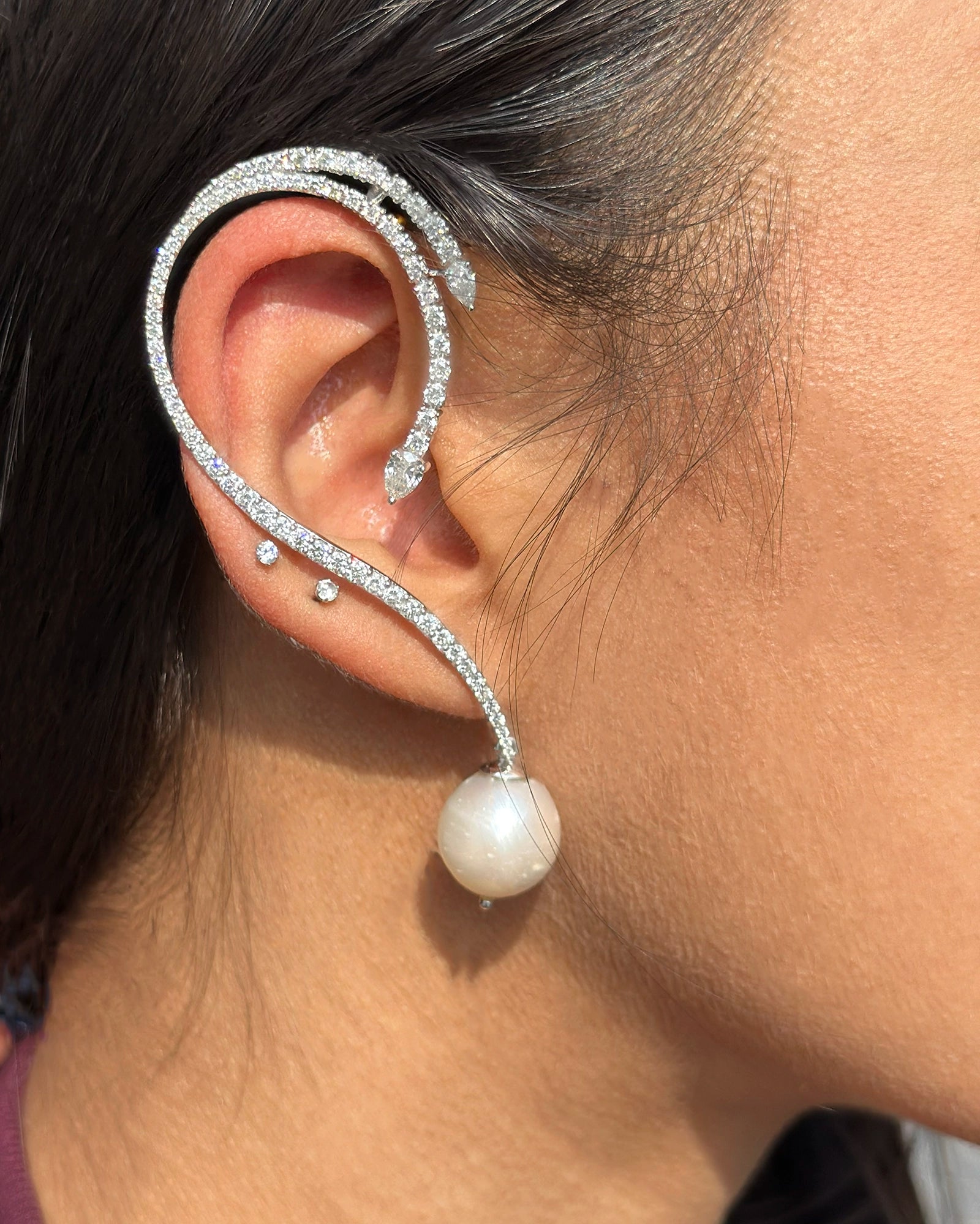 Pearl Jam Ear Cuffs | AMARIS JEWELS | Fine Jewelry 