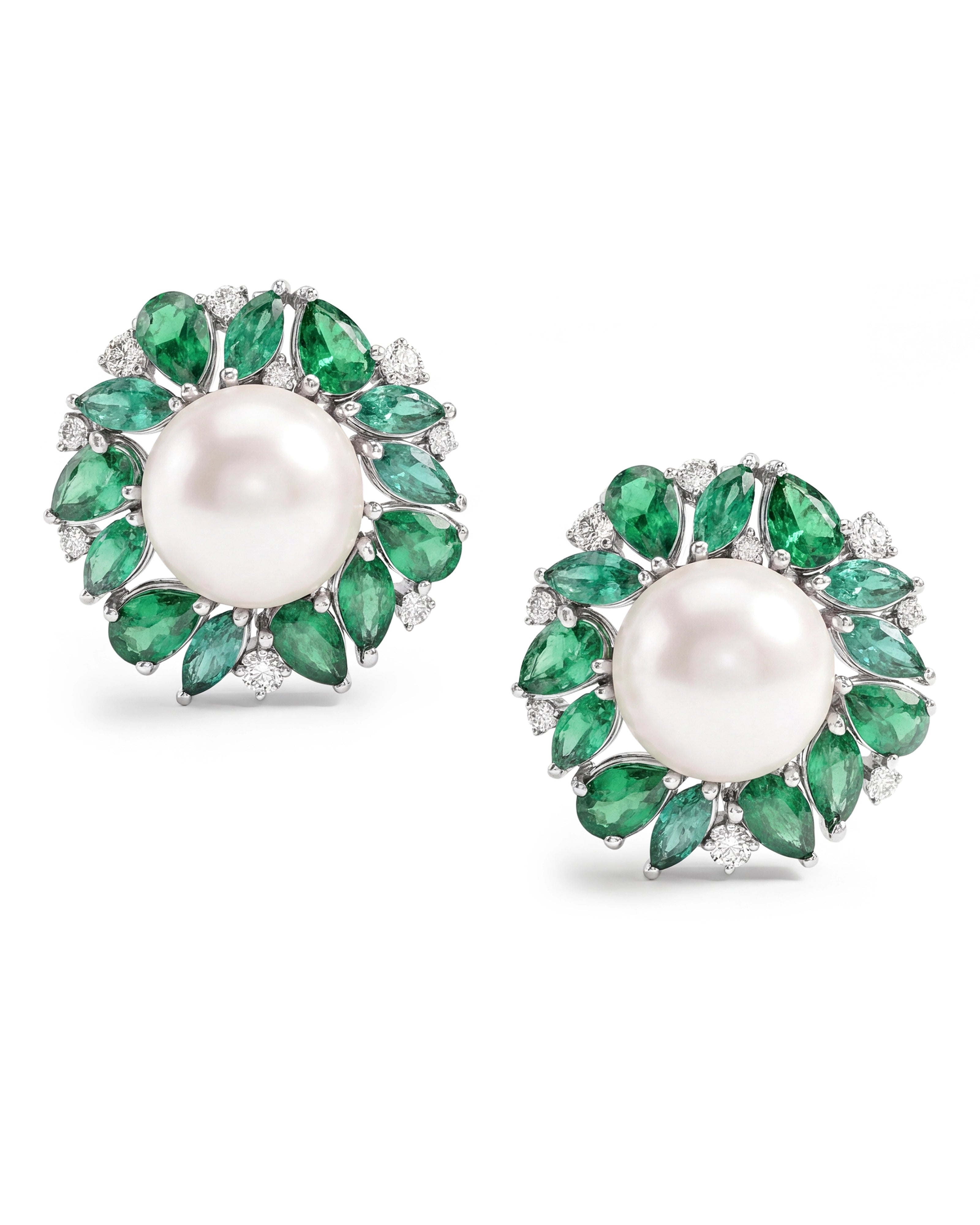 Pearl Oasis Studs | AMARIS JEWELS | Fine Jewelry