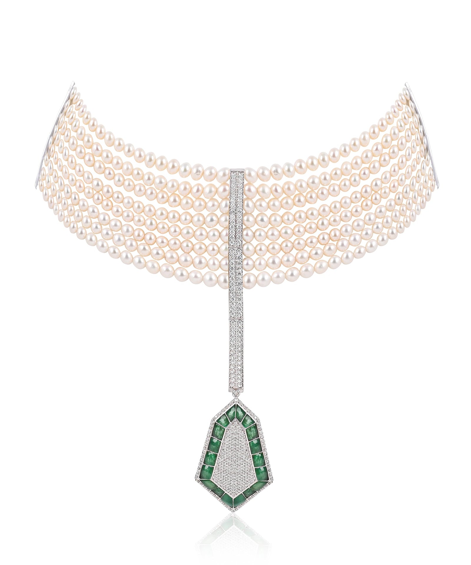 Pearl Shower Choker | AMARIS JEWELS | Fine Jewelry 