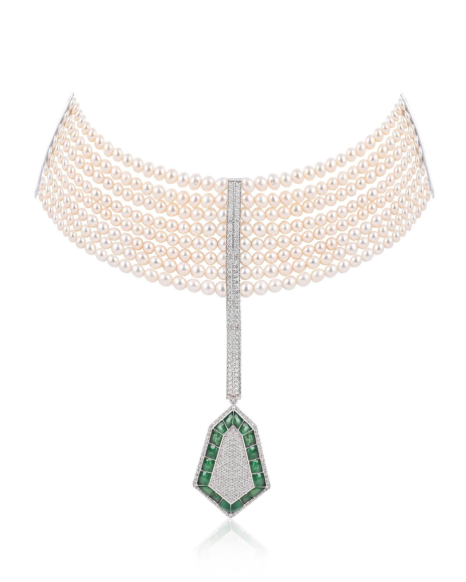 Pearl Shower Choker | AMARIS JEWELS | Fine Jewelry 