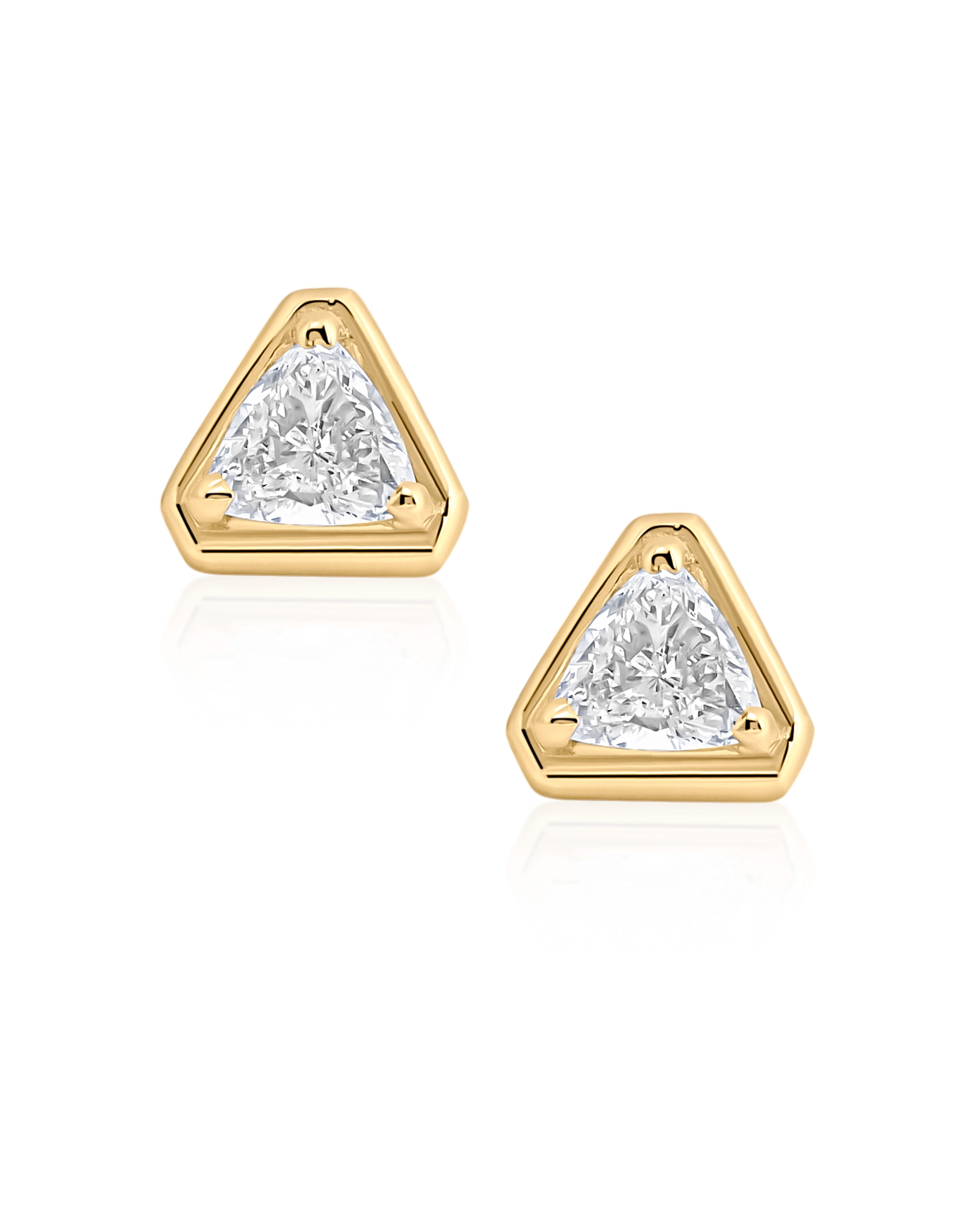 Pennant studs | AMARIS JEWELS | Fine Jewelry