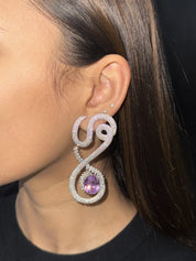 Pink Coded Earrings | AMARIS JEWELS | Fine Jewelry 