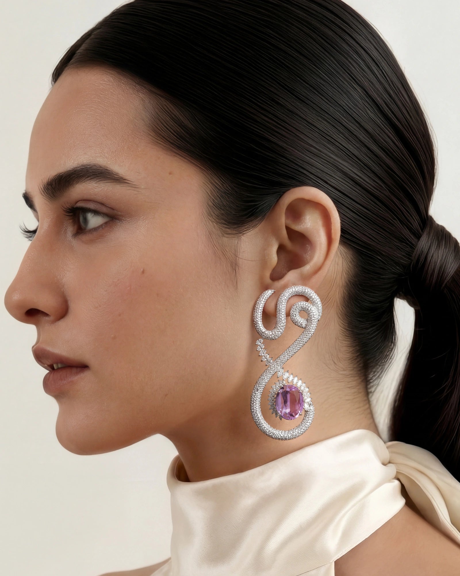 Pink Coded Earrings | AMARIS JEWELS | Fine Jewelry
