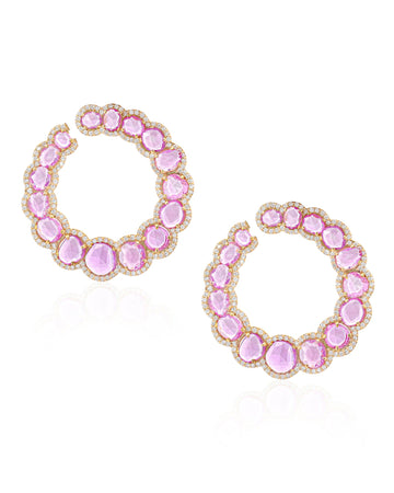 Pink Mirage Earrings