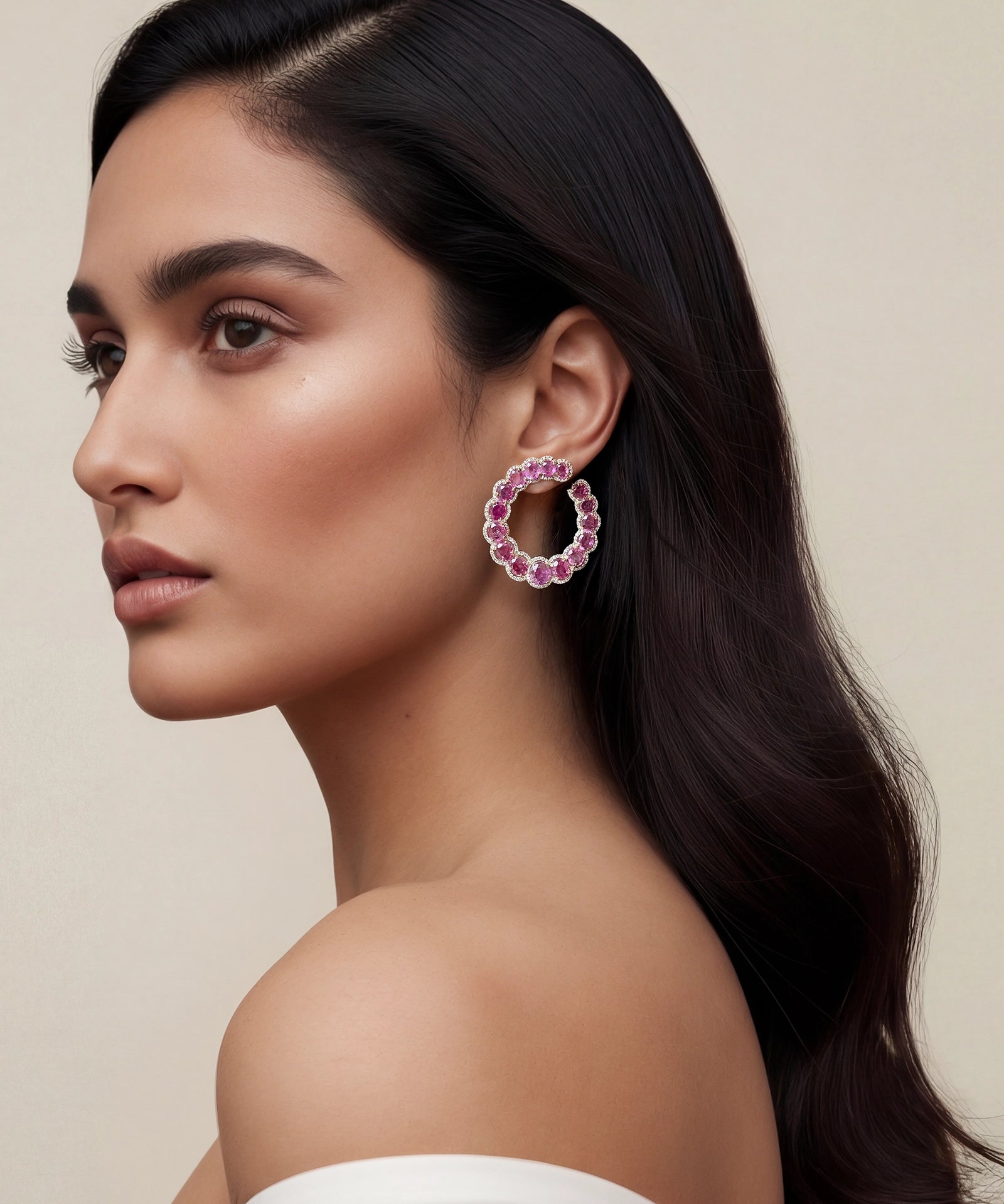 Pink Mirage Earrings | AMARIS JEWELS | Fine Jewelry 