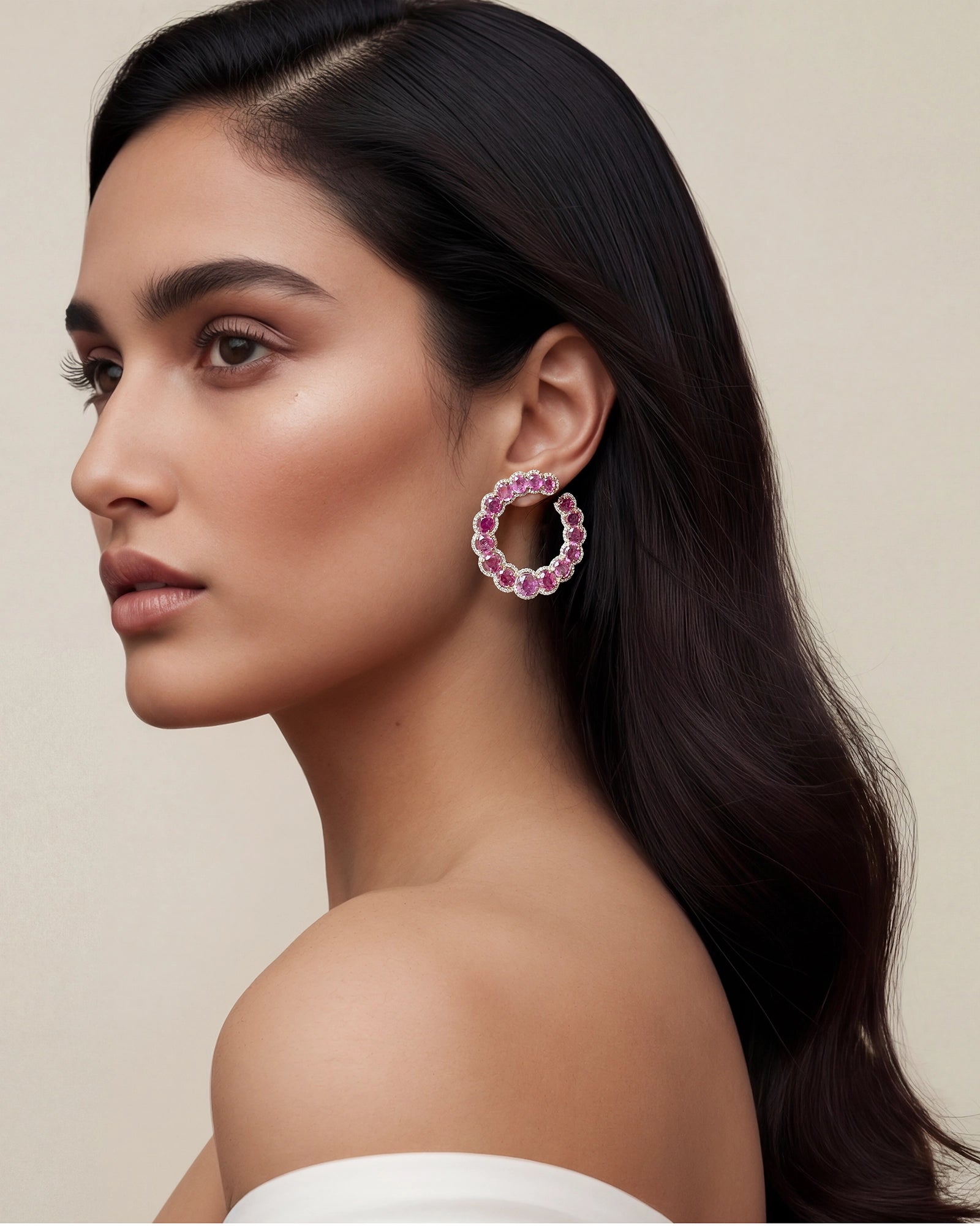 Pink Mirage Earrings | AMARIS JEWELS | Fine Jewelry 