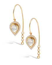 Polki Connecter Earrings | AMARIS JEWELS | Fine Jewelry
