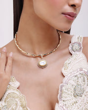 Polki Drop Torque | AMARIS JEWELS | Fine Jewelry 