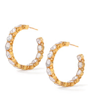 Polki Power Hoops | AMARIS JEWELS | Fine Jewelry