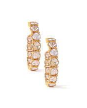 Polki Power Hoops | AMARIS JEWELS | Fine Jewelry