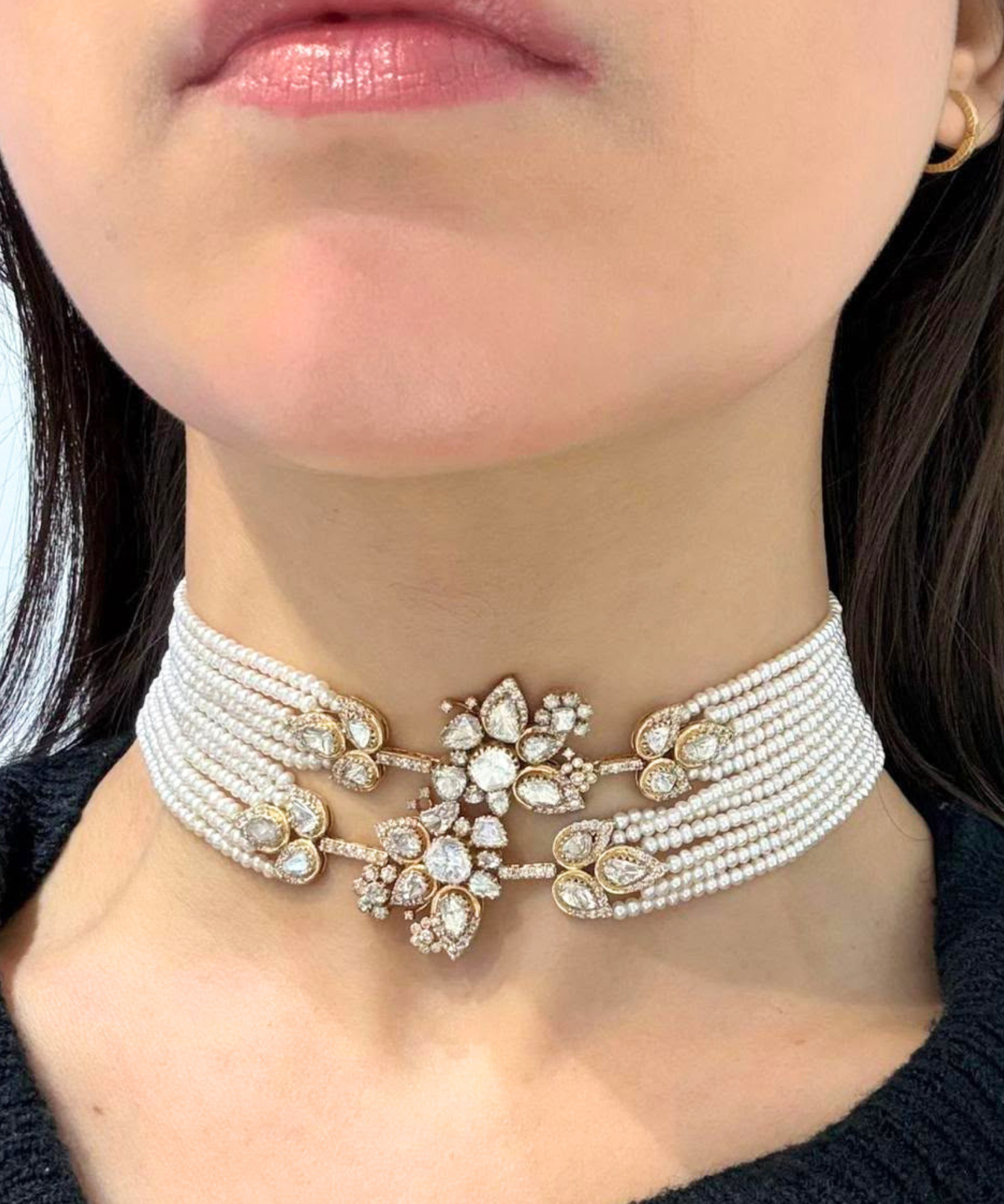 Polki Pulse Choker | AMARIS JEWELS | Fine Jewelry 