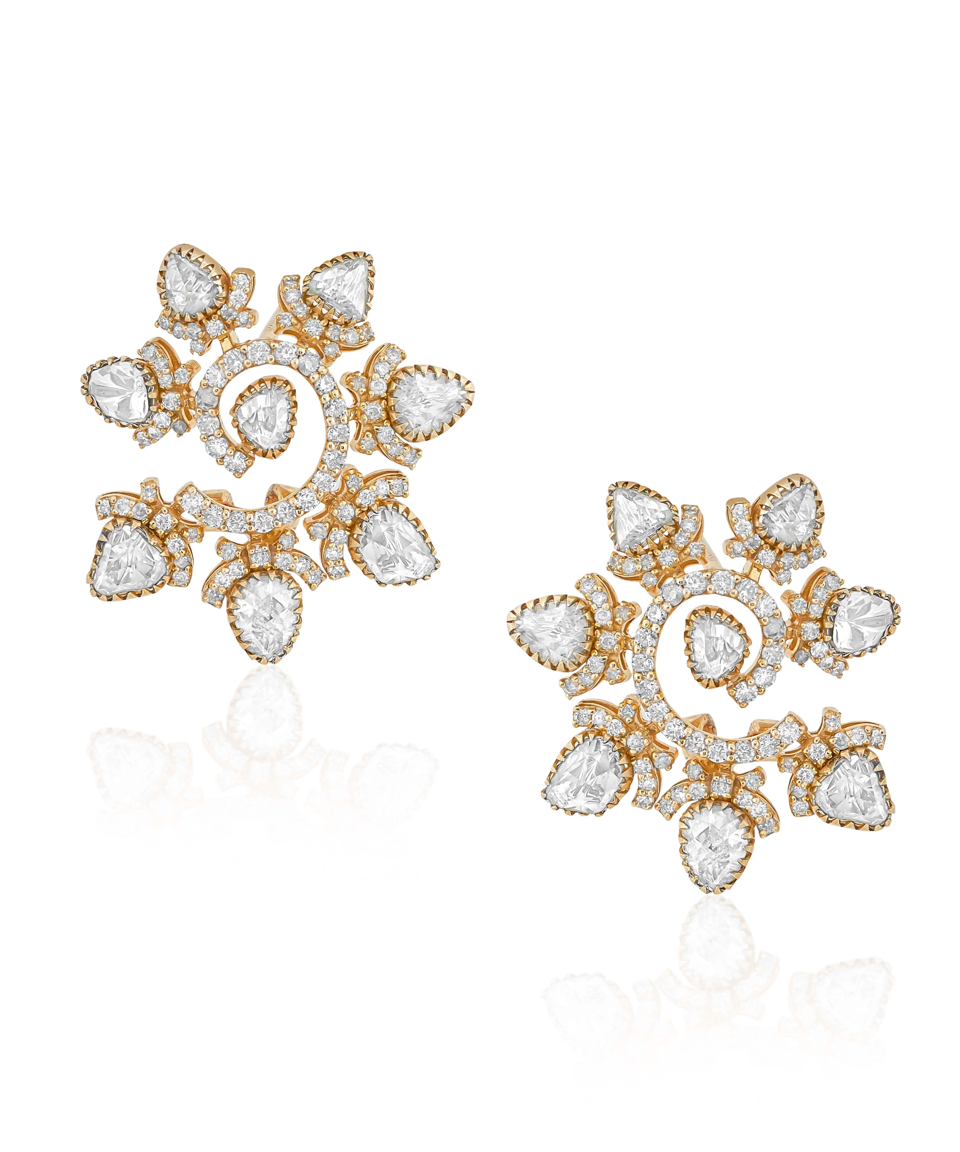 Polki Pulse Earrings | AMARIS JEWELS | Fine Jewelry