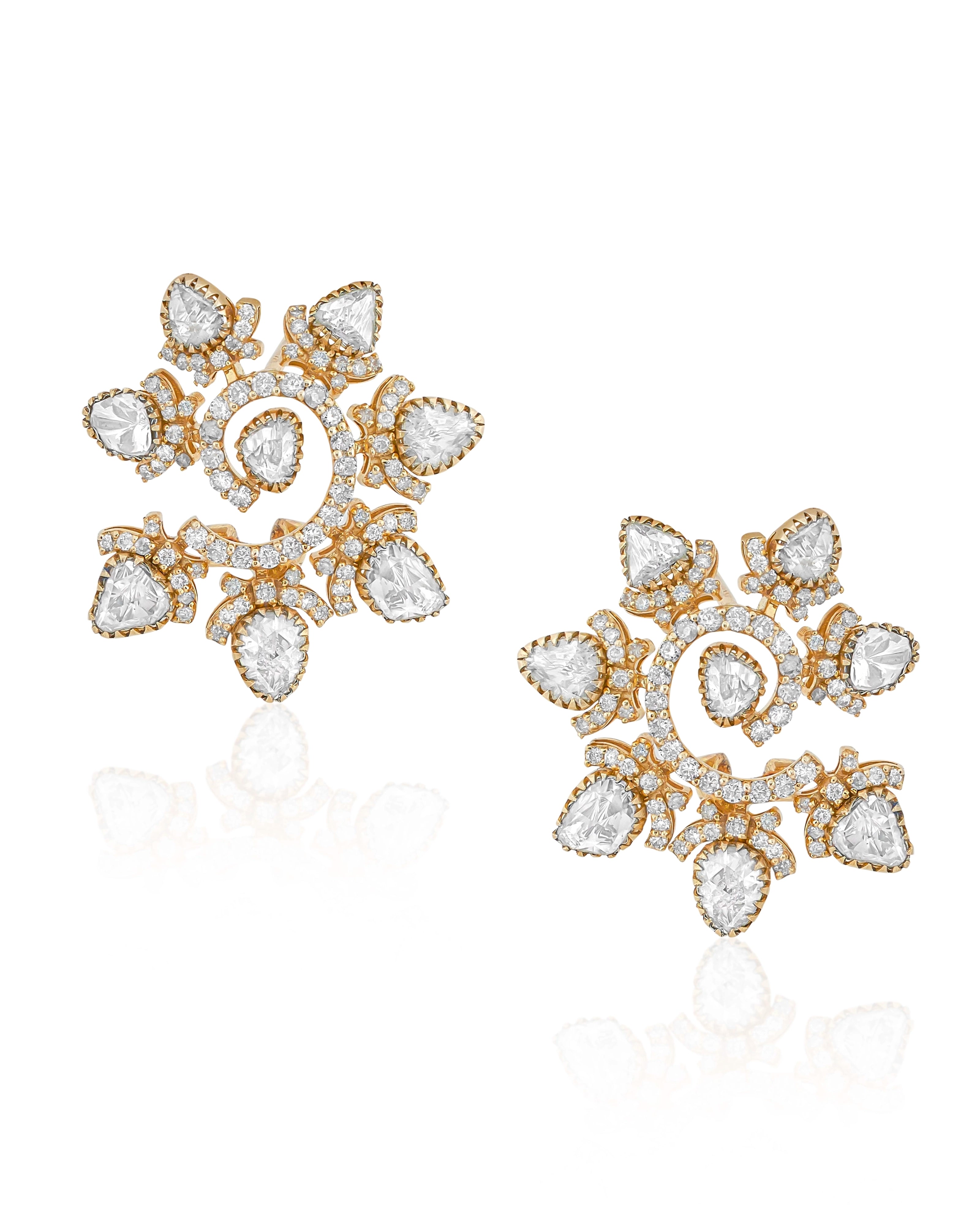 Polki Pulse Earrings | AMARIS JEWELS | Fine Jewelry