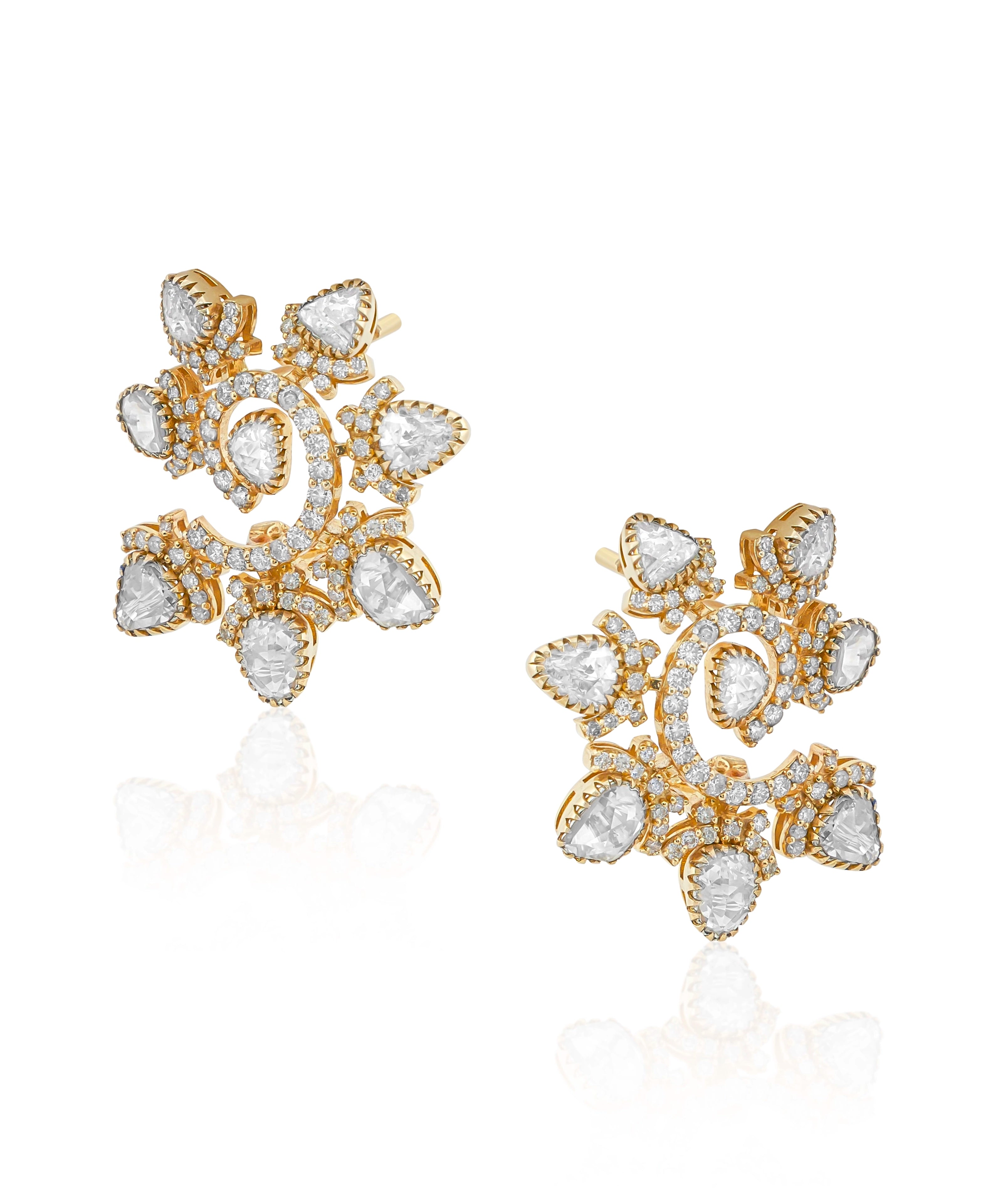 Polki Pulse Earrings | AMARIS JEWELS | Fine Jewelry
