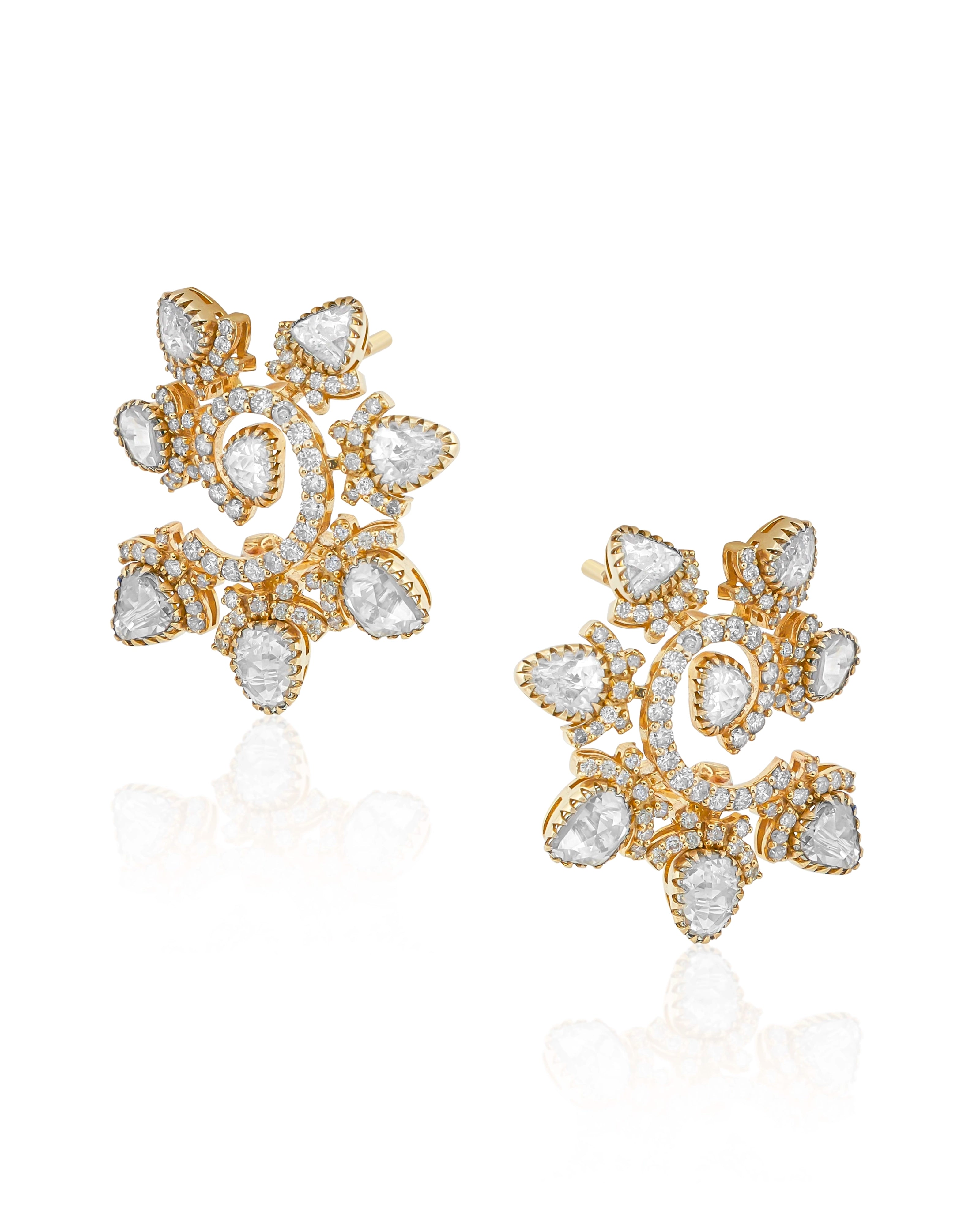 Polki Pulse Earrings | AMARIS JEWELS | Fine Jewelry