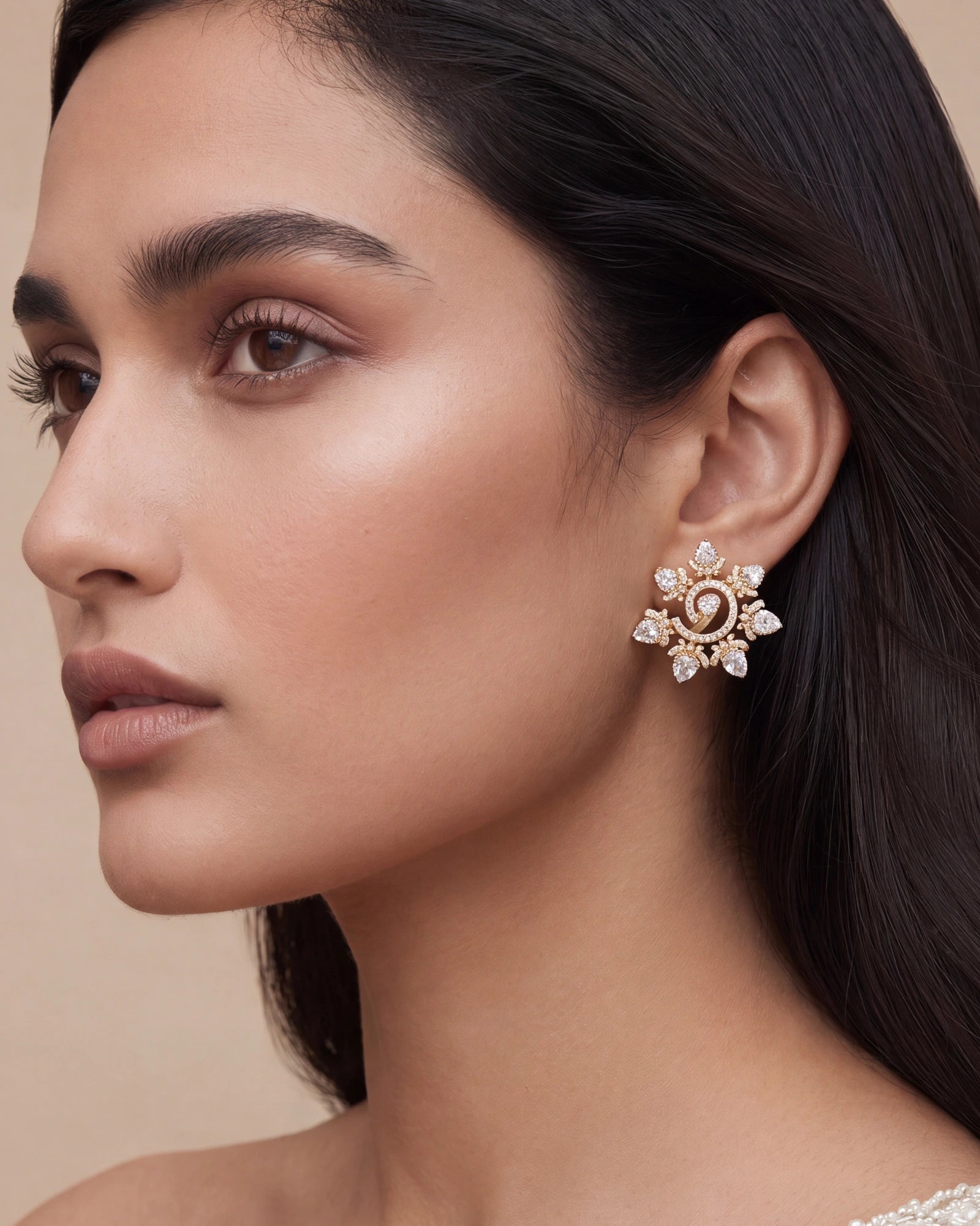 Polki Pulse Earrings | AMARIS JEWELS | Fine Jewelry