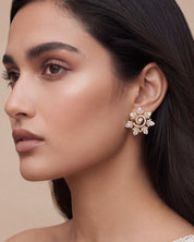 Polki Pulse Earrings | AMARIS JEWELS | Fine Jewelry
