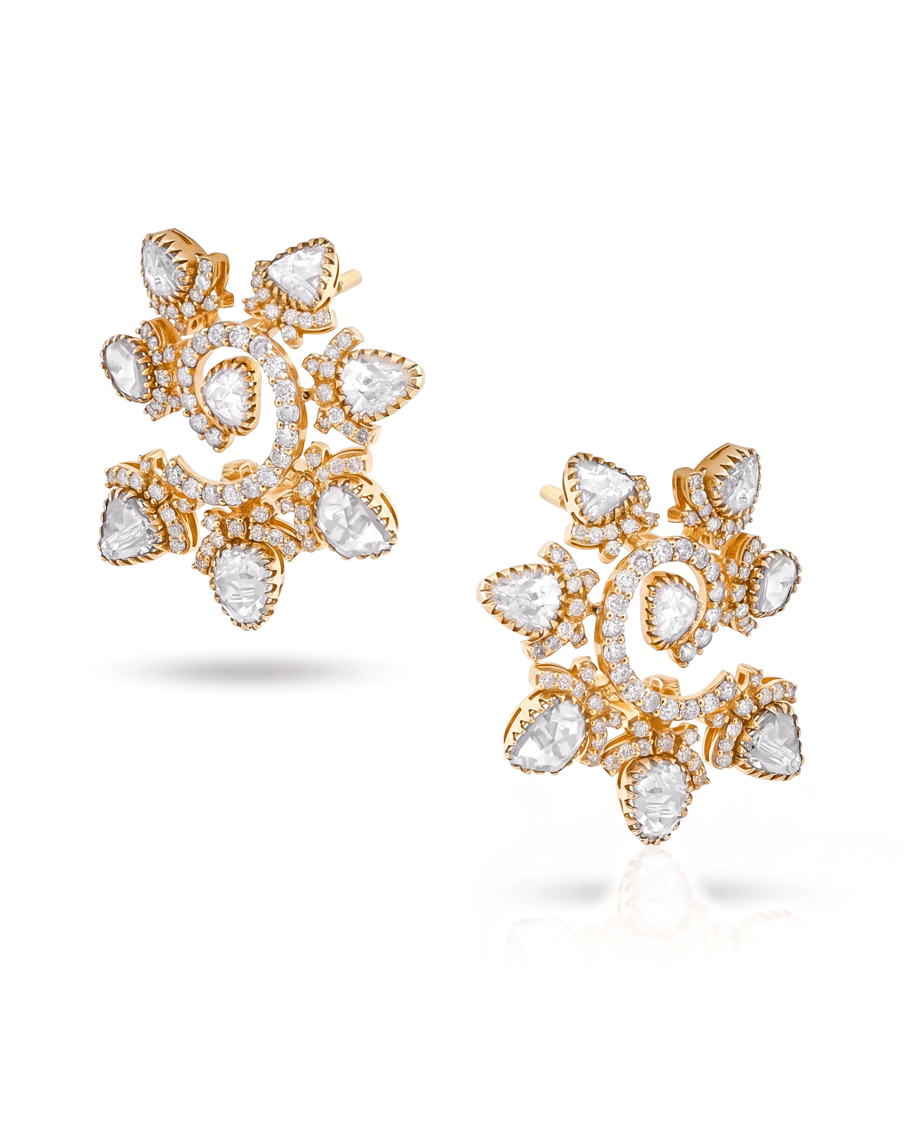 Polki Pulse Earrings | AMARIS JEWELS | Fine Jewelry
