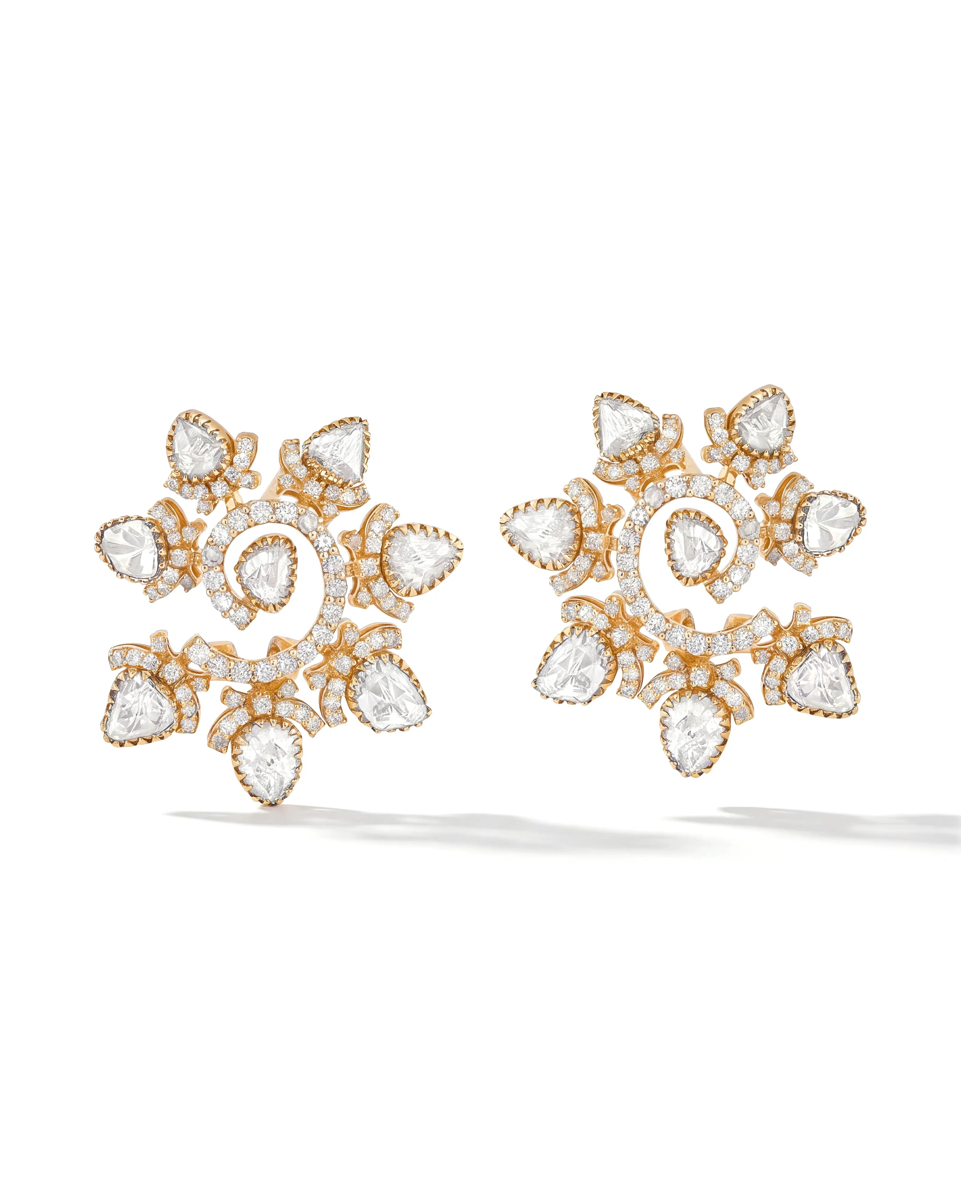 Polki Pulse Earrings | AMARIS JEWELS | Fine Jewelry
