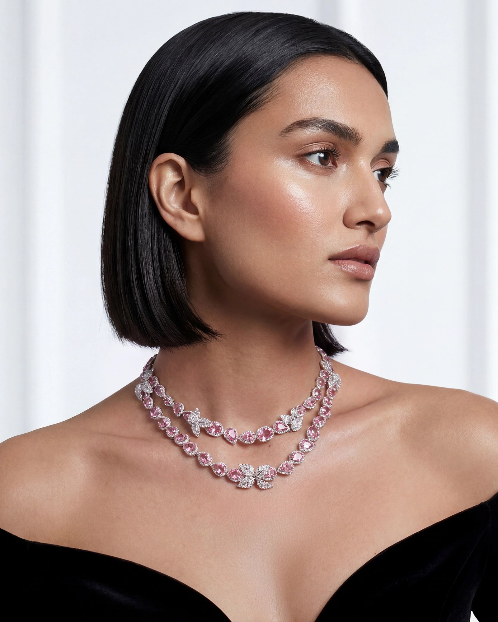Pretty in Pink Necklace | AMARIS JEWELS | Fine Jewelry 