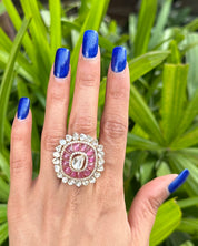 Ruby Duet Ring