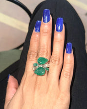 Emerald Serenade Ring