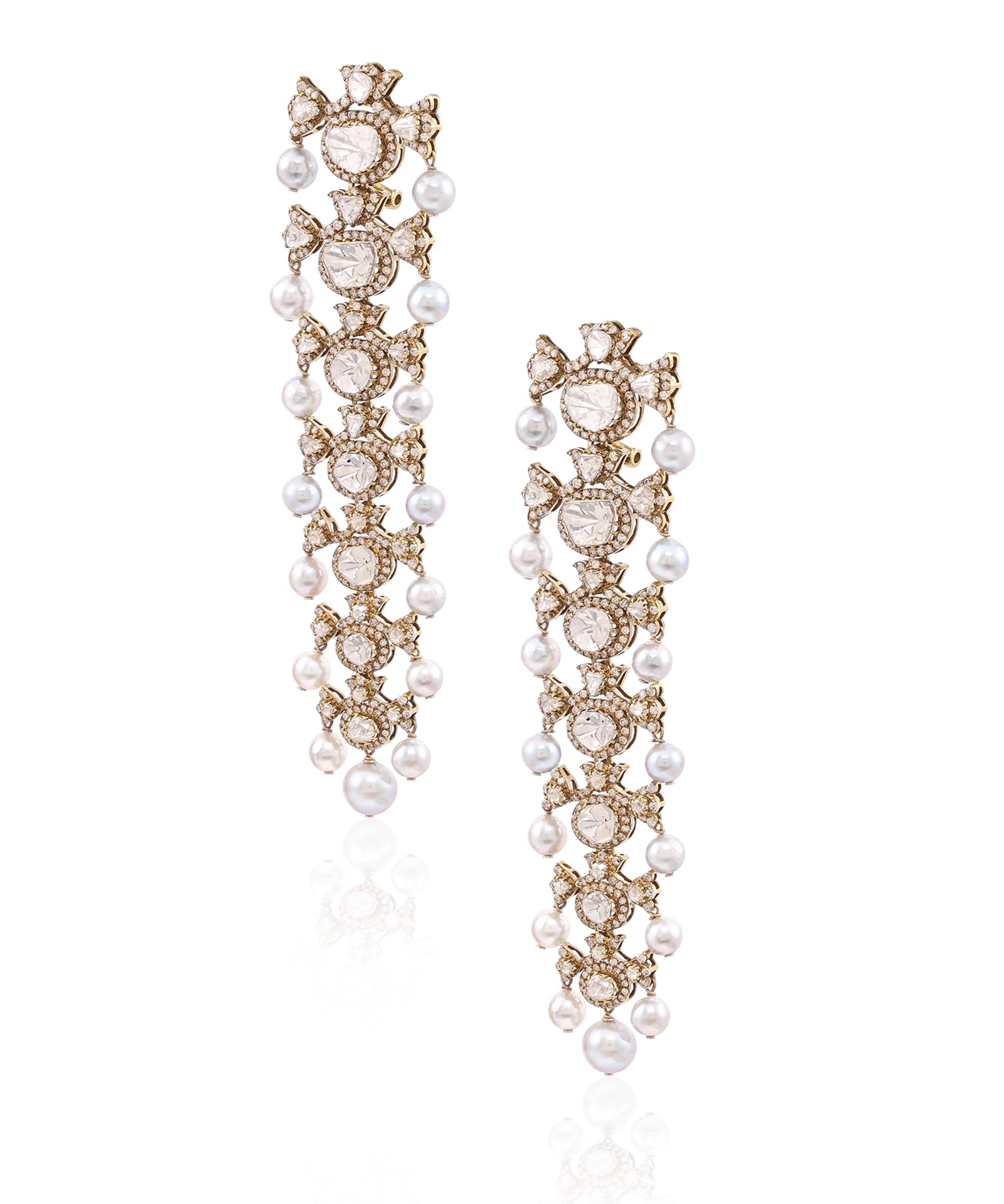 Raat Rani Polki Earrings | AMARIS JEWELS | Fine Jewelry 