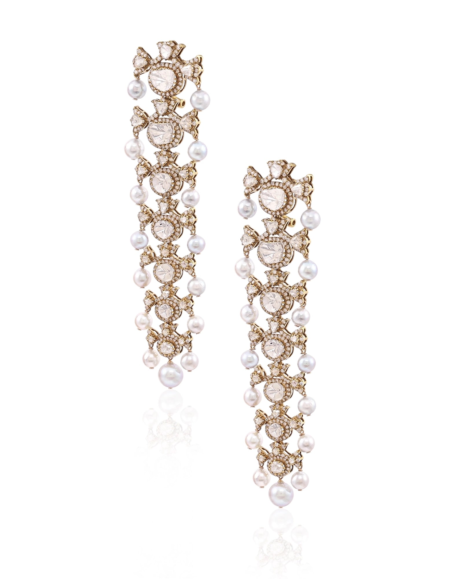 Raat Rani Polki Earrings | AMARIS JEWELS | Fine Jewelry 