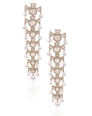 Raat Rani Polki Earrings