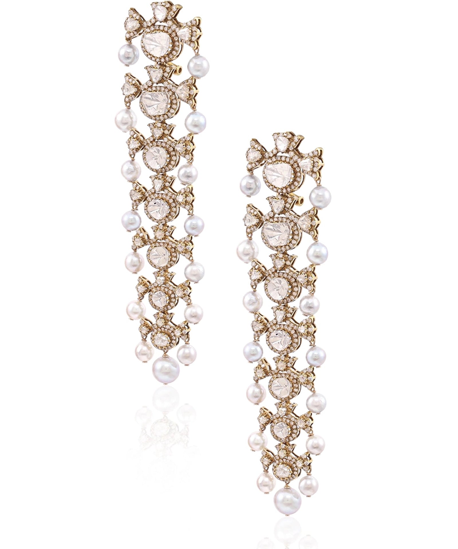 Raat Rani Polki Earrings | AMARIS JEWELS | Fine Jewelry 