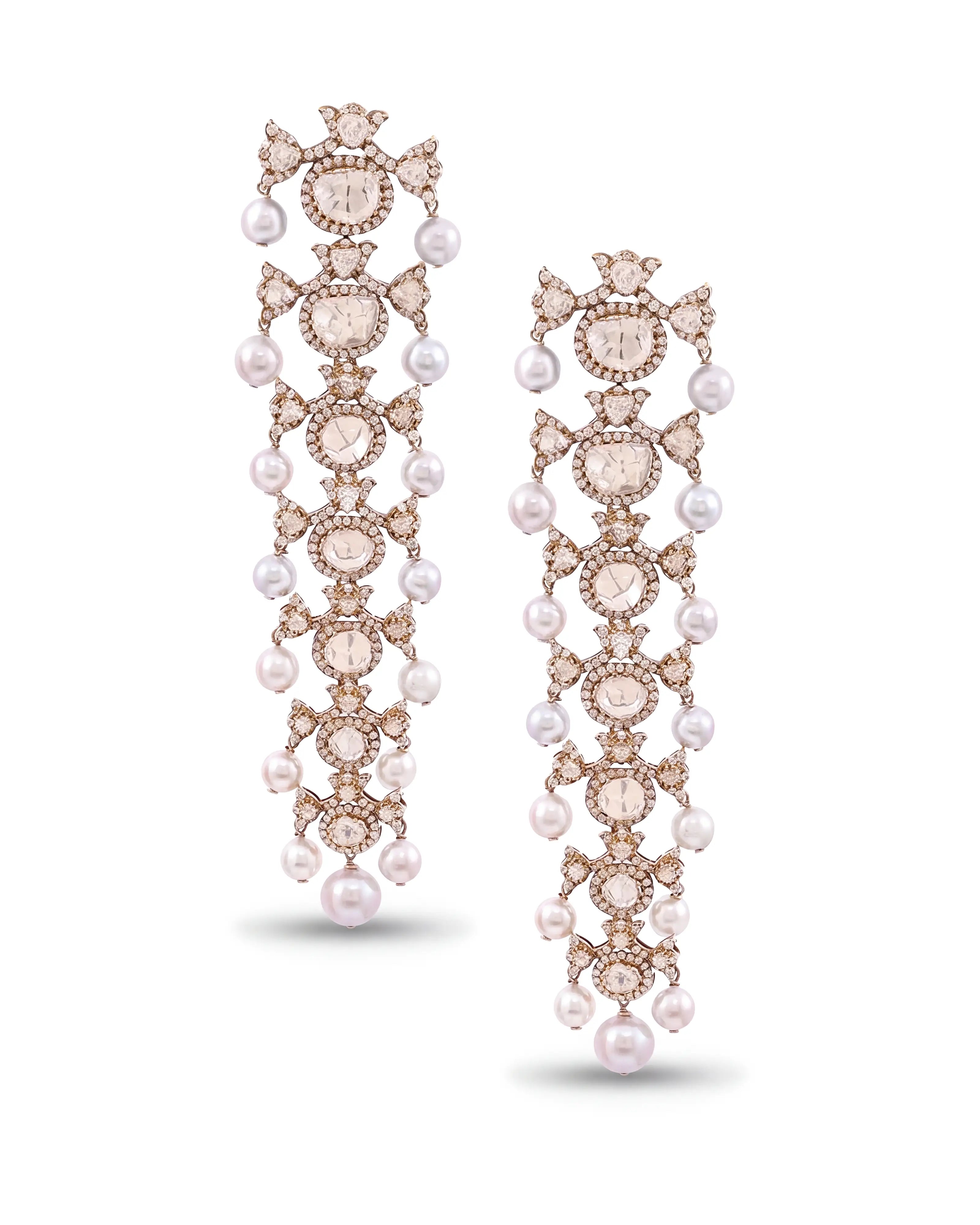 Raat Rani Polki Earrings | AMARIS JEWELS | Fine Jewelry