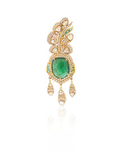 Rajputana Emerald Brooch | AMARIS JEWELS | Fine Jewelry 