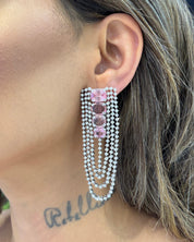 Rosé Royale Earrings | AMARIS JEWELS | Fine Jewelry 
