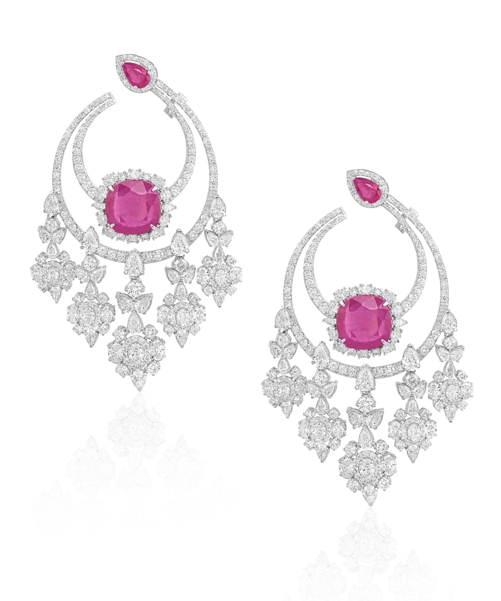 Rouge Mirage Earrings | AMARIS JEWELS | Fine Jewelry 