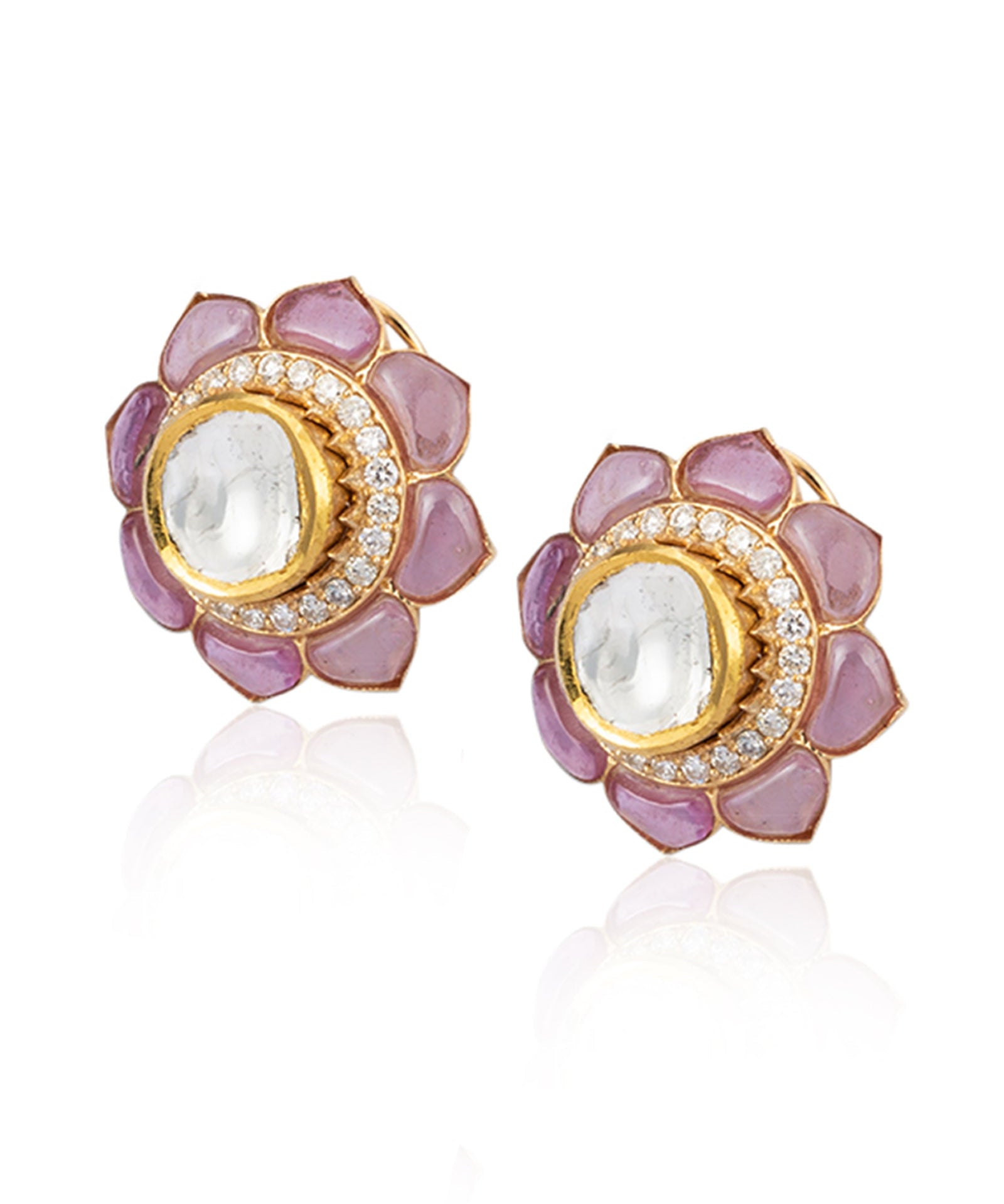 Ruby Bloom Earrings | AMARIS JEWELS | Fine Jewelry 